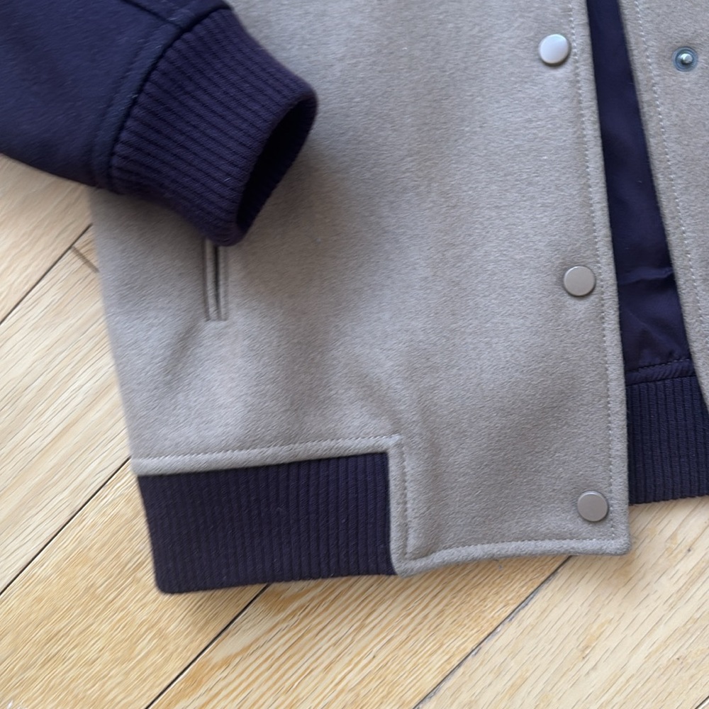 All Saints Lucas Wool Bomber Women’s Varsity Jacket - Picture 4 of 9